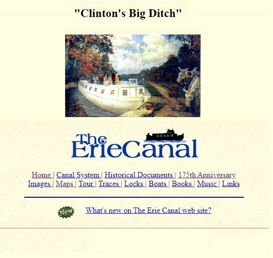 This is the place to go for Erie Canal Information